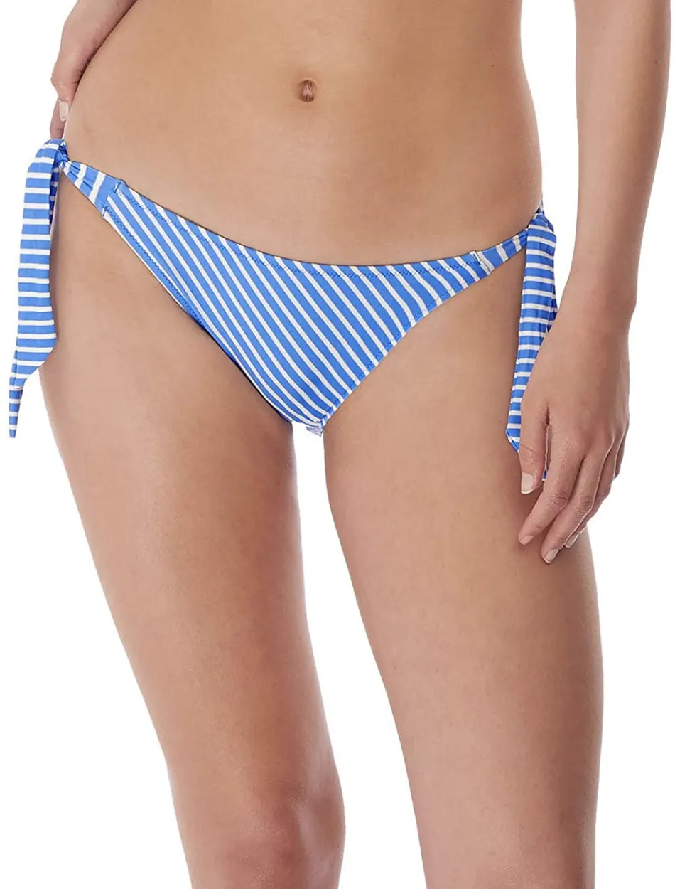 Freya Beach Hut Rio Scarf Tie Bikini Brief Swim Bottom, Blue Moon