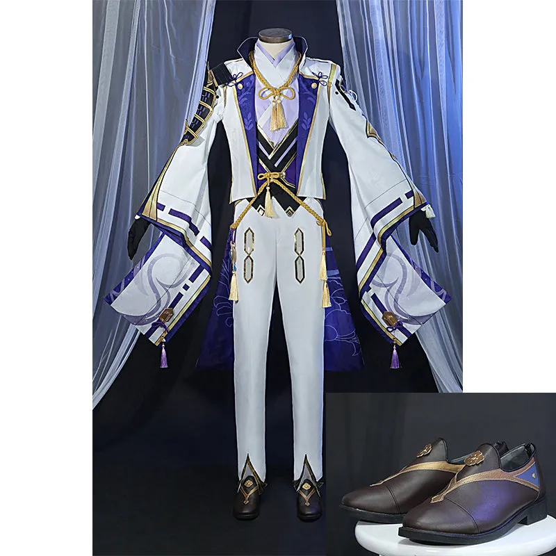 Genshin Impact Kamisato Ayato Cosplay Brother Ayato Costume Gentlemen Activity Party Suit