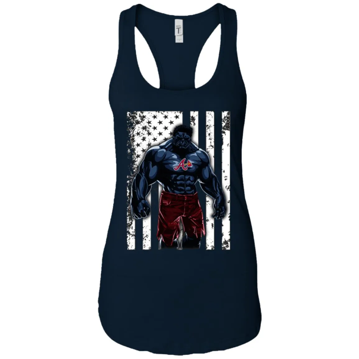 Giants Hulk Atlanta Braves Nfl T-shirt Women Tank Top