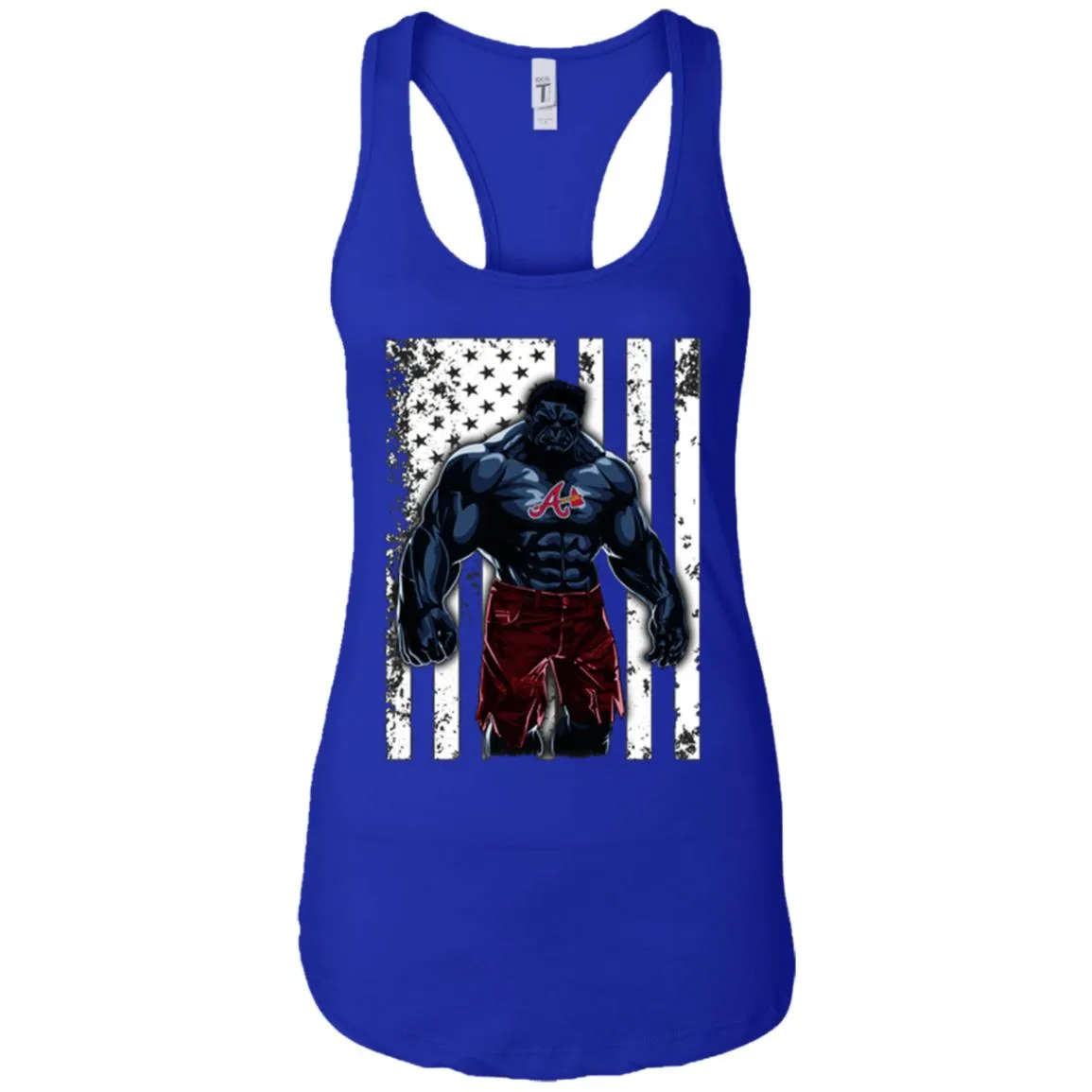 Giants Hulk Atlanta Braves Nfl T-shirt Women Tank Top