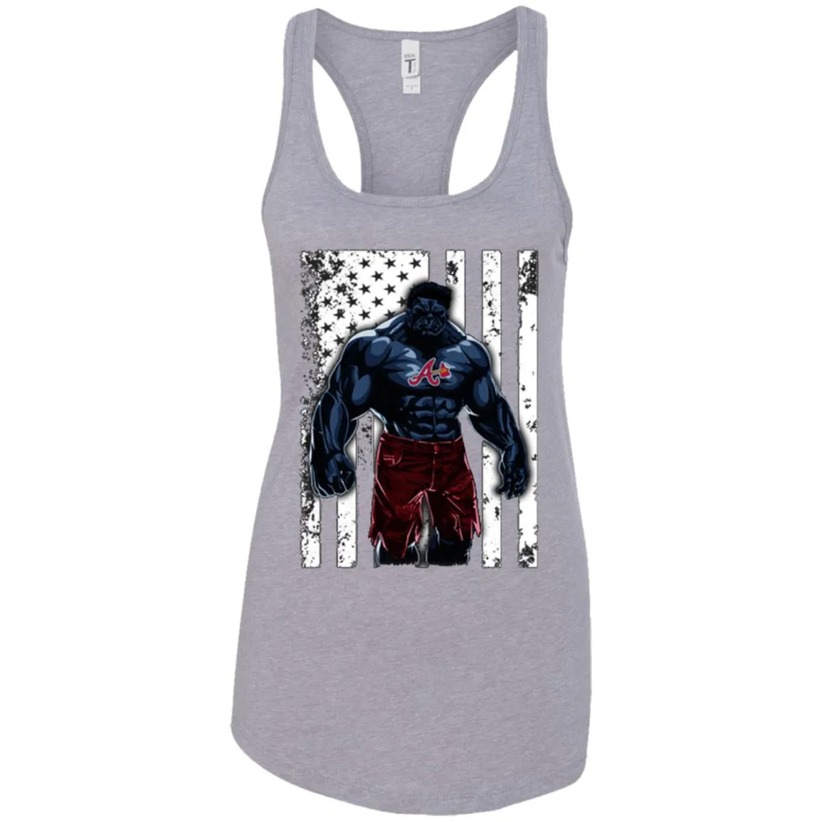 Giants Hulk Atlanta Braves Nfl T-shirt Women Tank Top