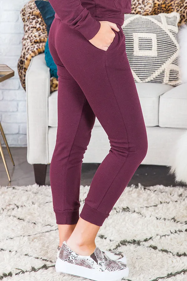 Go Go Gorgeous Joggers In Purple