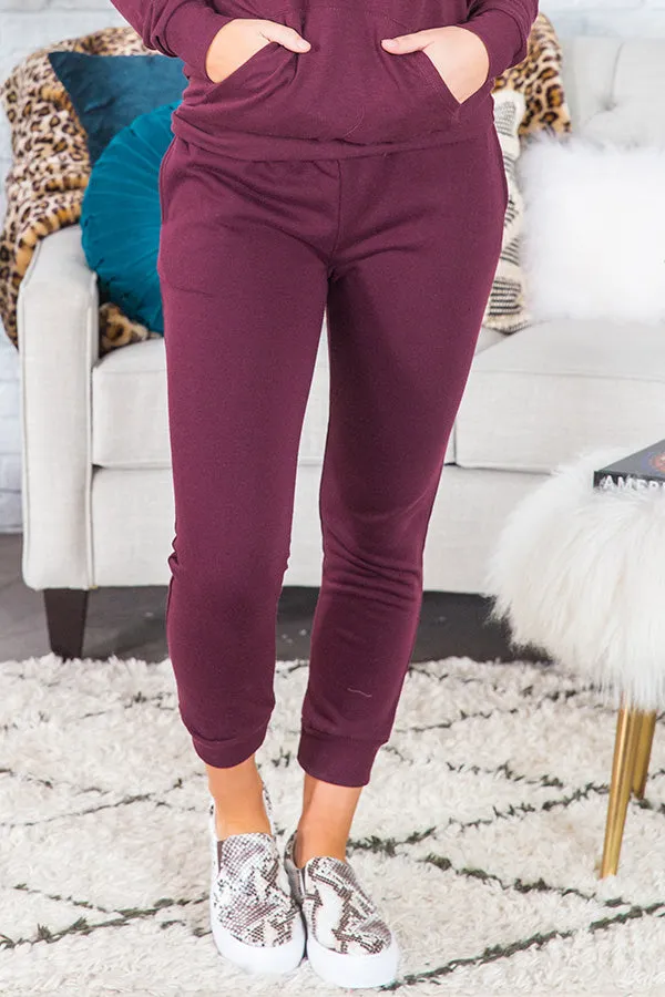 Go Go Gorgeous Joggers In Purple