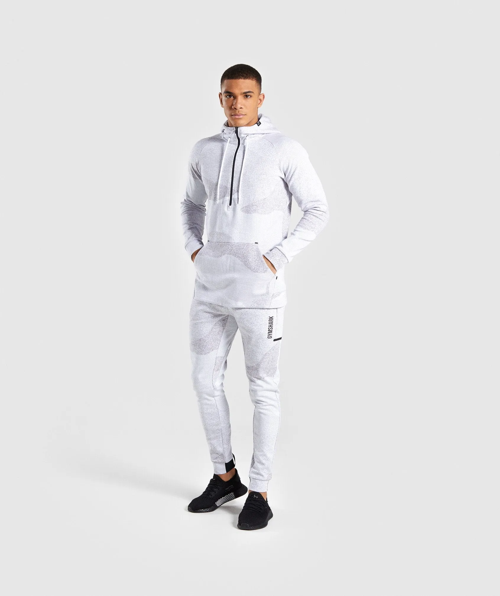 Gymshark Ultra Jacquard Joggers - White