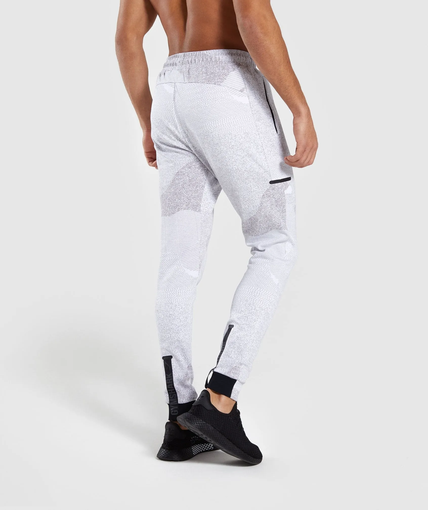 Gymshark Ultra Jacquard Joggers - White