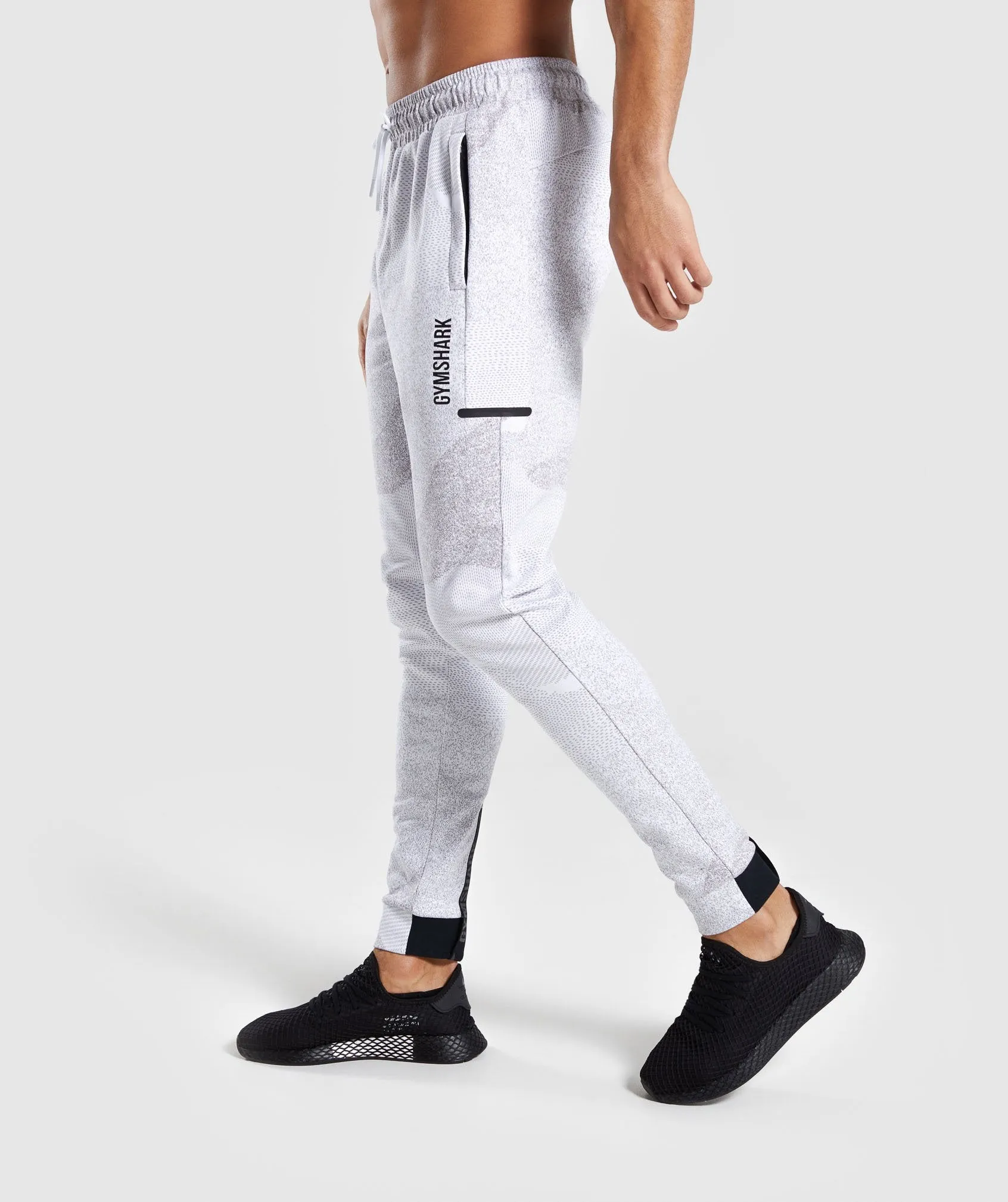 Gymshark Ultra Jacquard Joggers - White