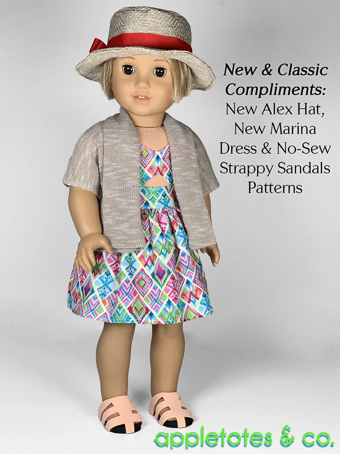 Harper Shrug 18 Inch Doll Sewing Pattern