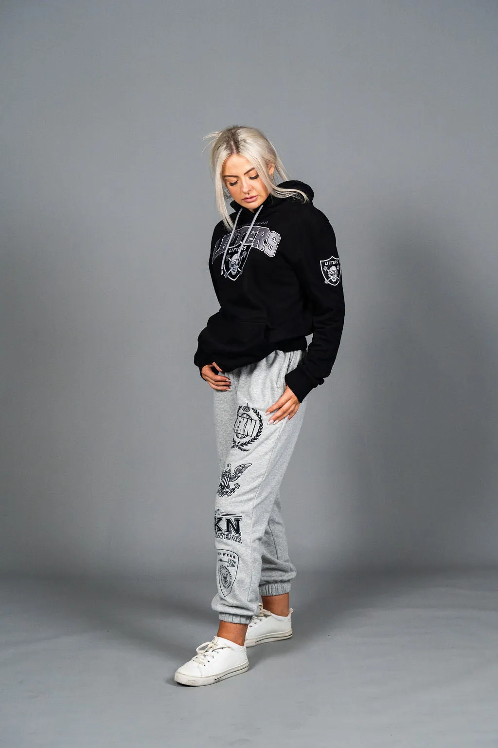 HEIST | Women's Oversized Gym Joggers | Grey