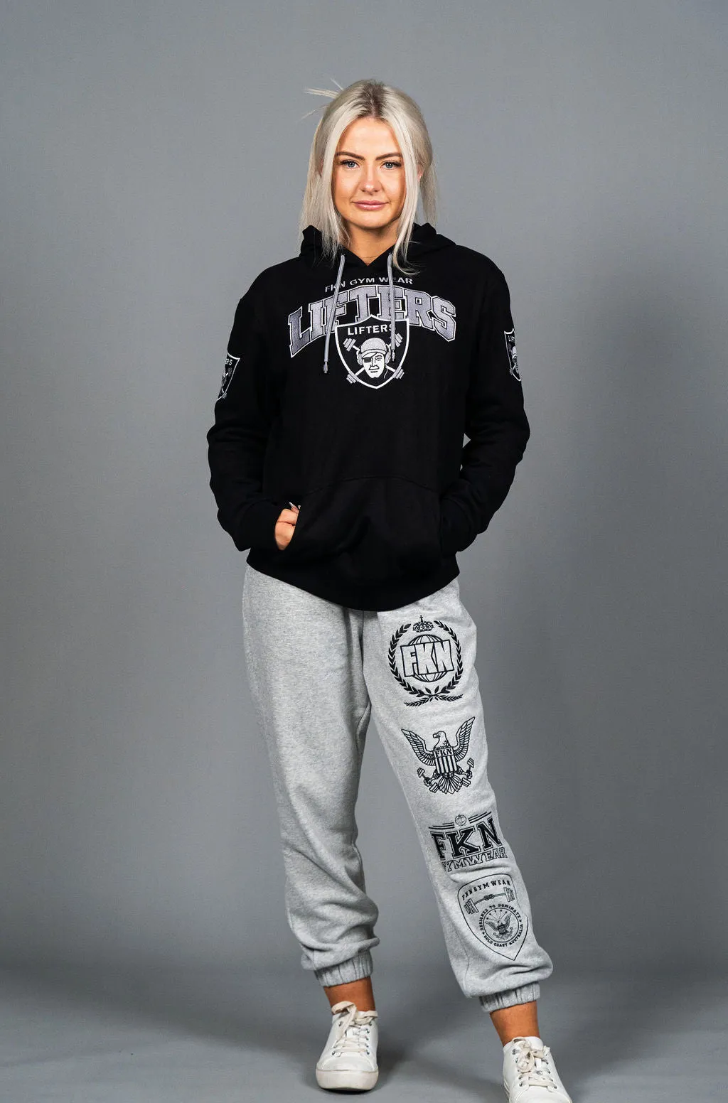 HEIST | Women's Oversized Gym Joggers | Grey