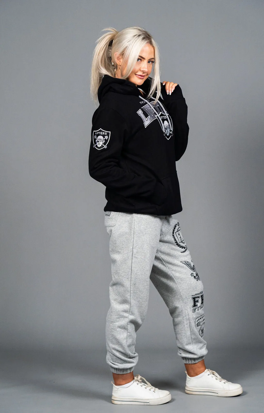 HEIST | Women's Oversized Gym Joggers | Grey