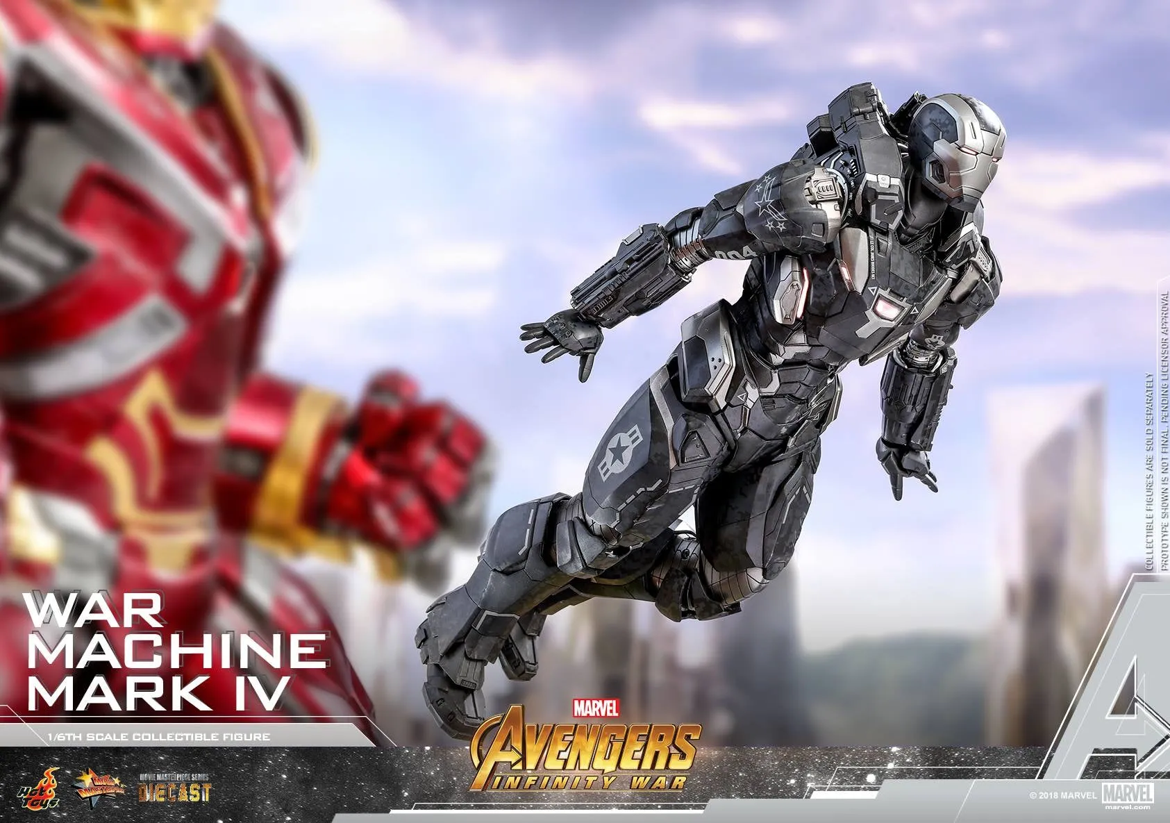 Hot Toys - MMS499D26 - Avengers - Infinity War - 1/6th scale War Machine Mark IV Collectible Figure