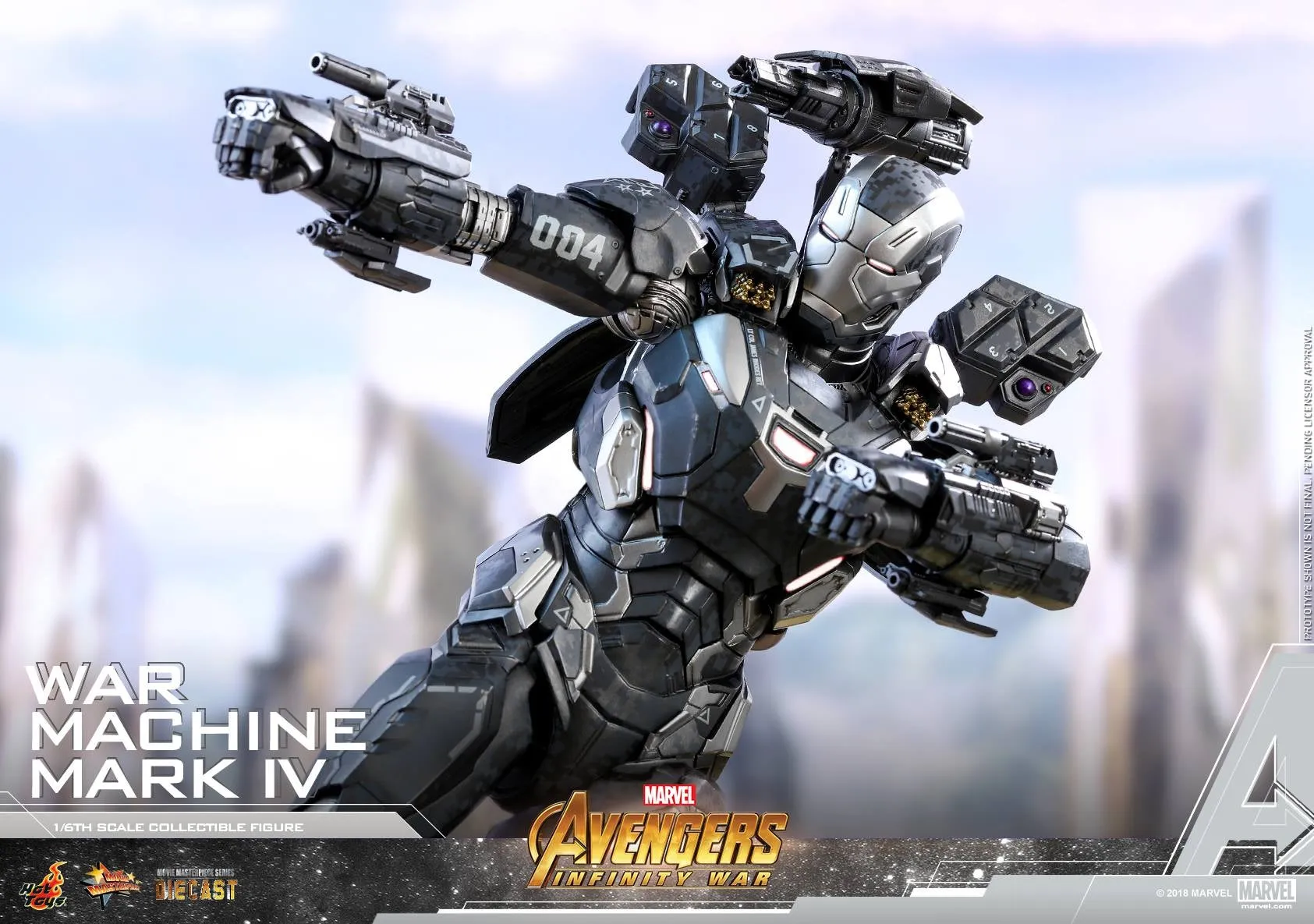 Hot Toys - MMS499D26 - Avengers - Infinity War - 1/6th scale War Machine Mark IV Collectible Figure