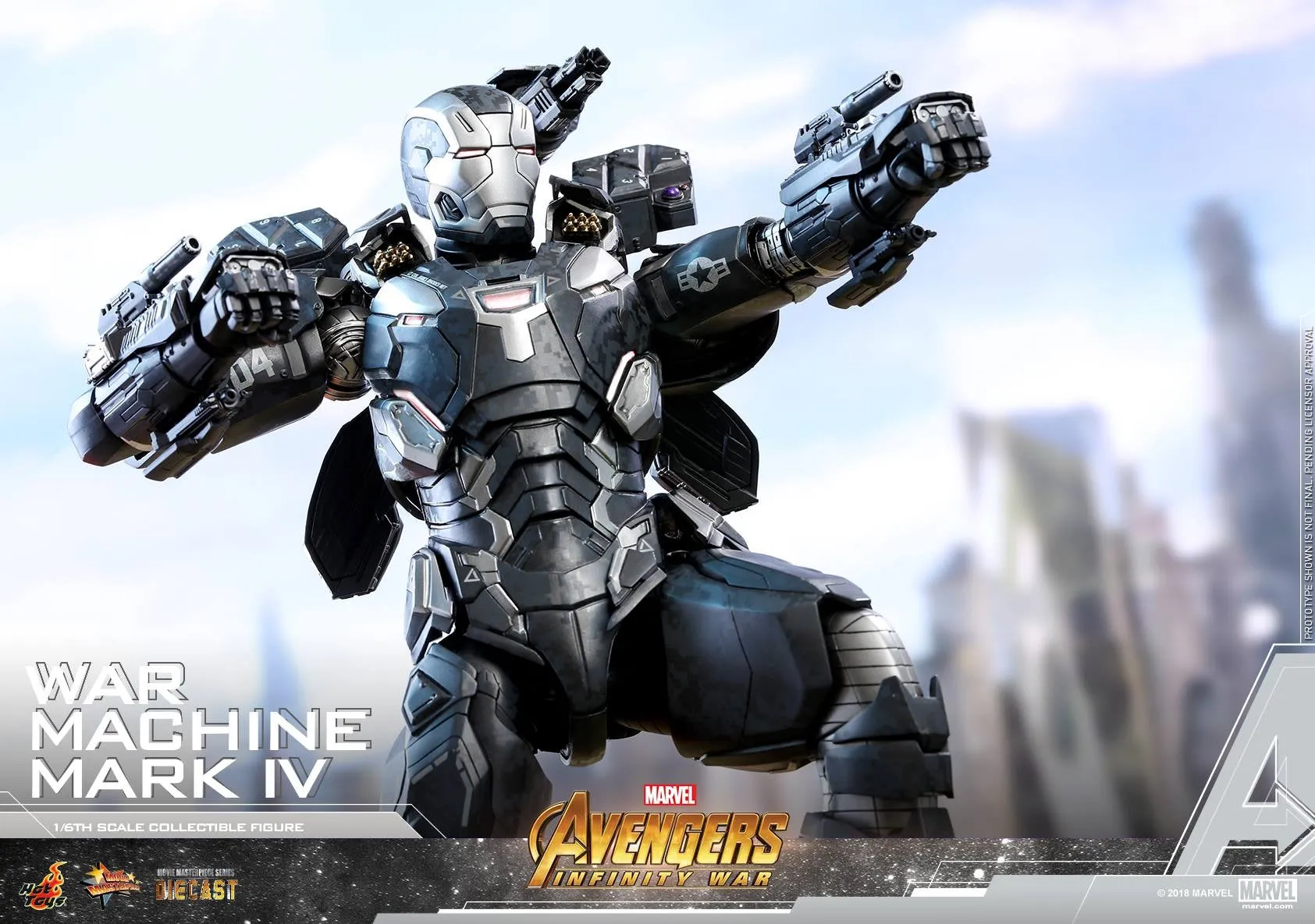 Hot Toys - MMS499D26 - Avengers - Infinity War - 1/6th scale War Machine Mark IV Collectible Figure