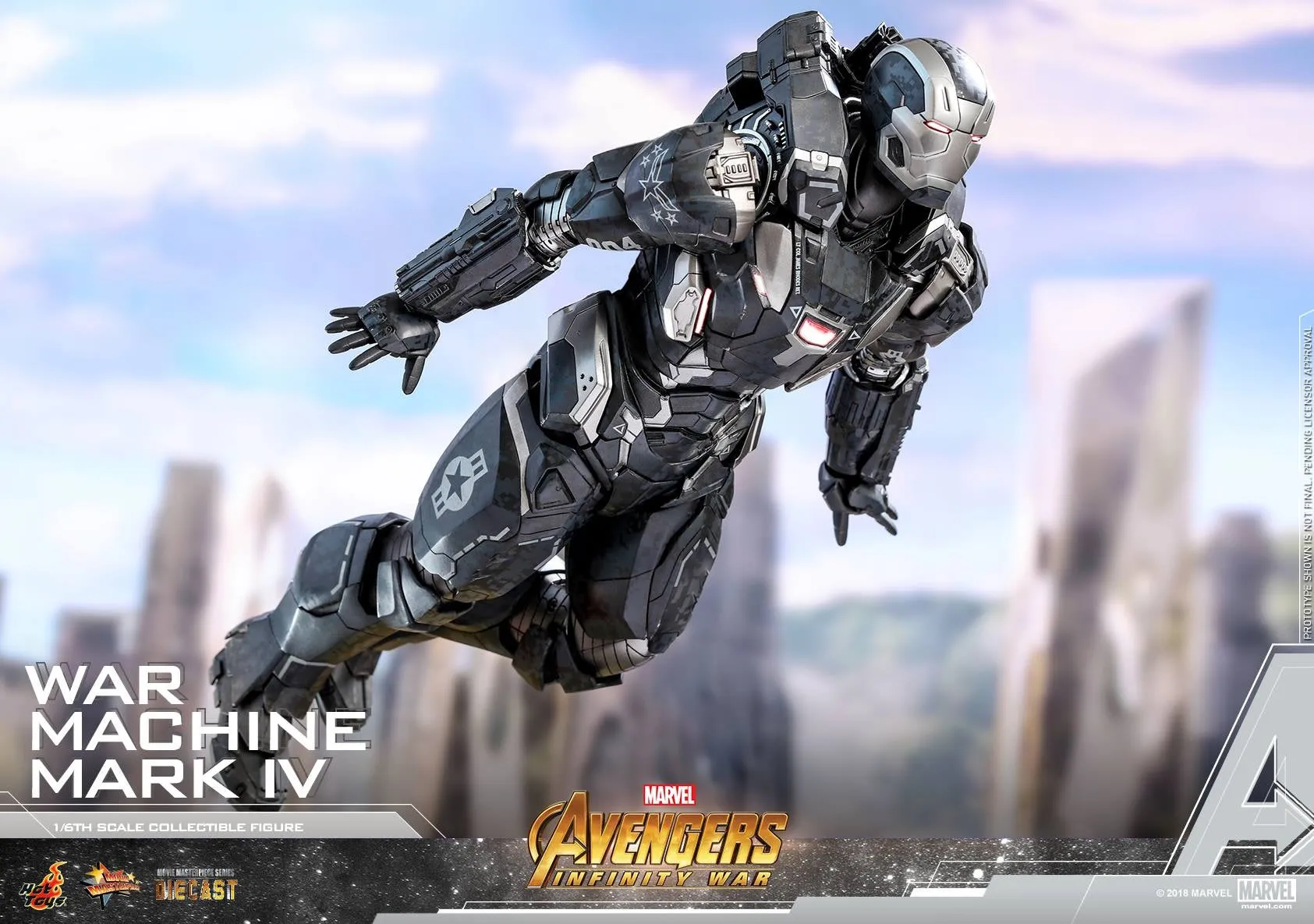 Hot Toys - MMS499D26 - Avengers - Infinity War - 1/6th scale War Machine Mark IV Collectible Figure