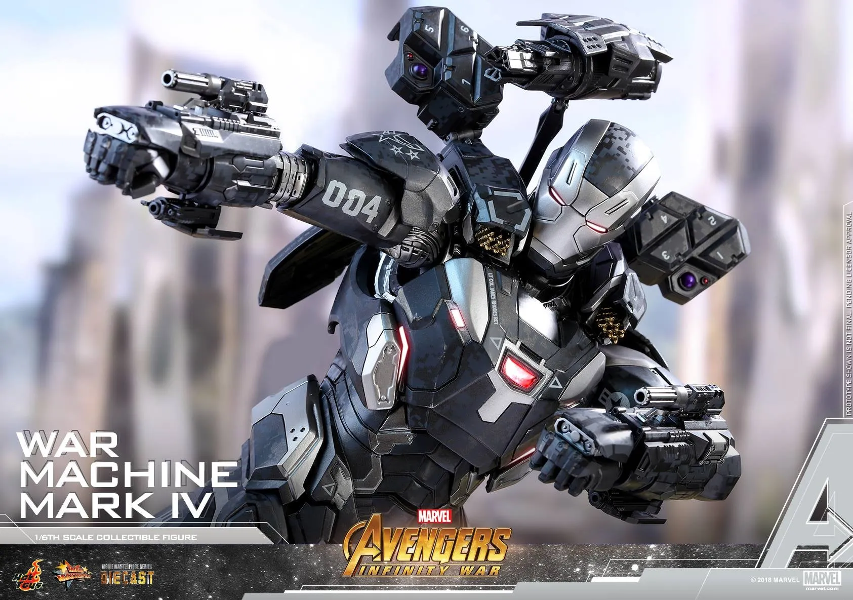 Hot Toys - MMS499D26 - Avengers - Infinity War - 1/6th scale War Machine Mark IV Collectible Figure