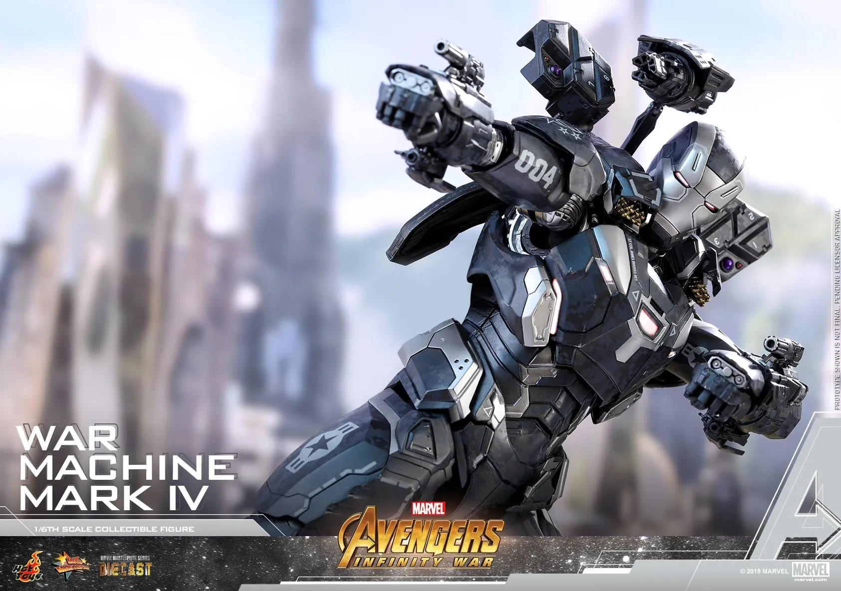 Hot Toys - MMS499D26 - Avengers - Infinity War - 1/6th scale War Machine Mark IV Collectible Figure