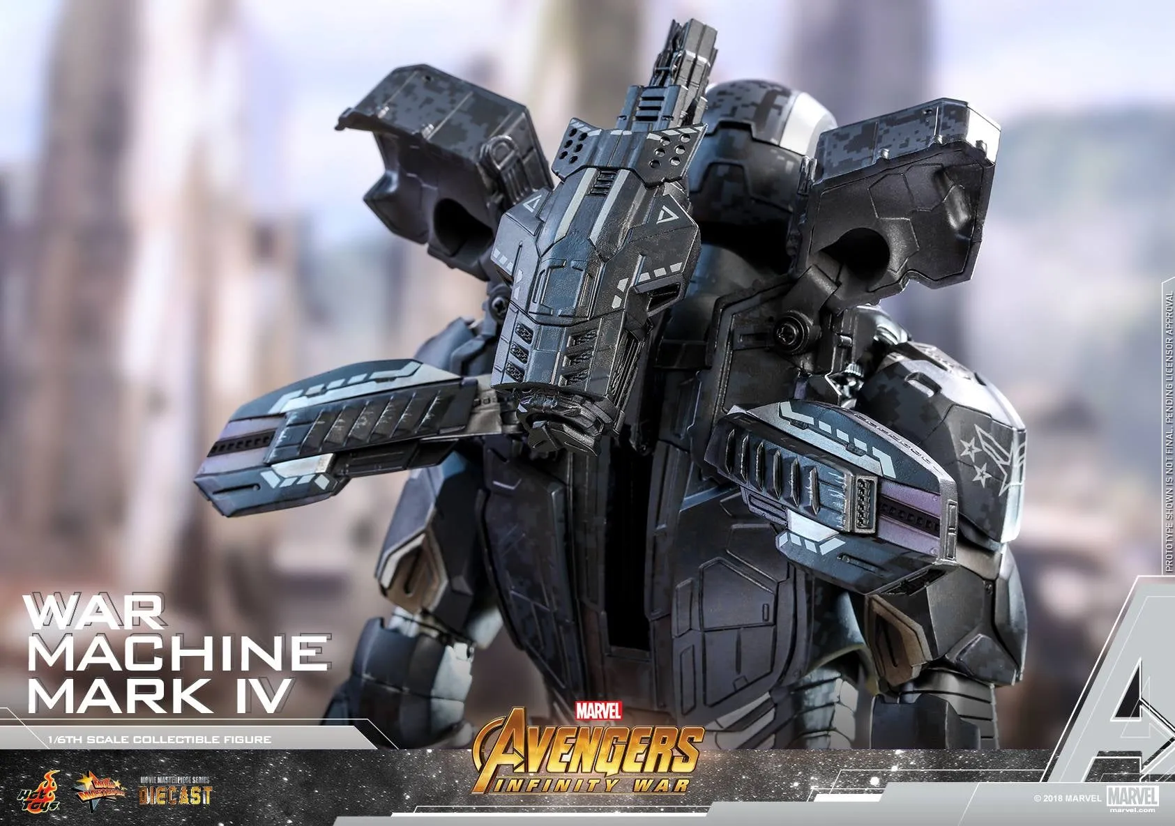 Hot Toys - MMS499D26 - Avengers - Infinity War - 1/6th scale War Machine Mark IV Collectible Figure