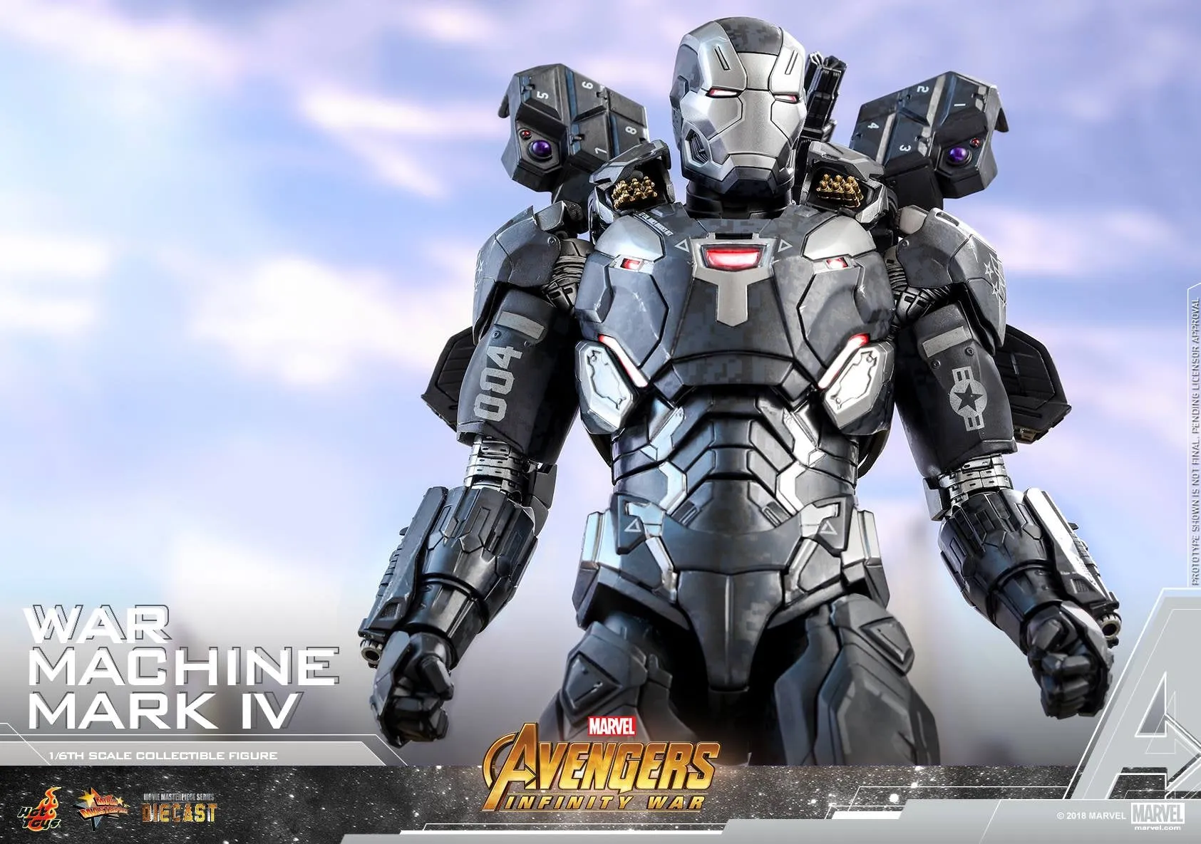 Hot Toys - MMS499D26 - Avengers - Infinity War - 1/6th scale War Machine Mark IV Collectible Figure