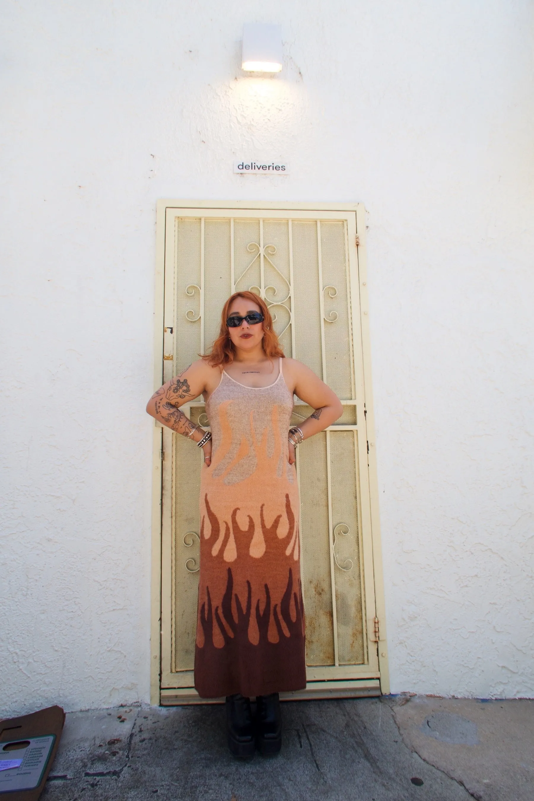 Hotel California Hockney Dress