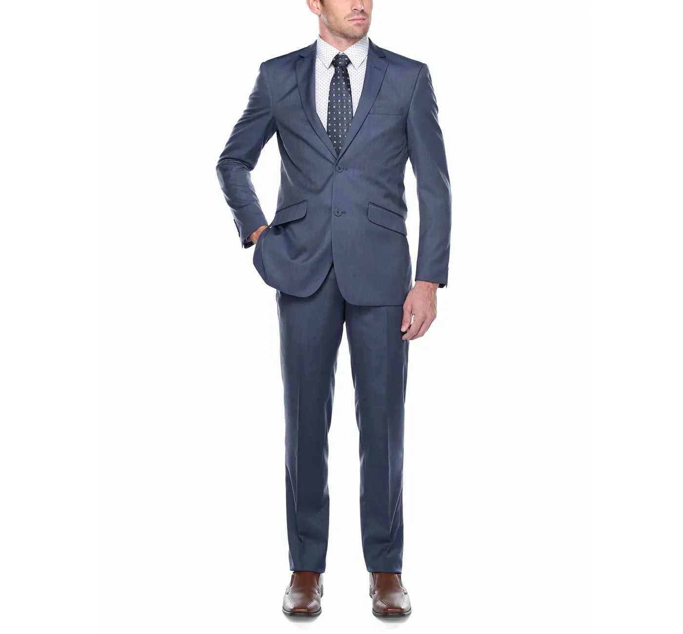 Ink Blue Slim Fit 2-Piece Suit