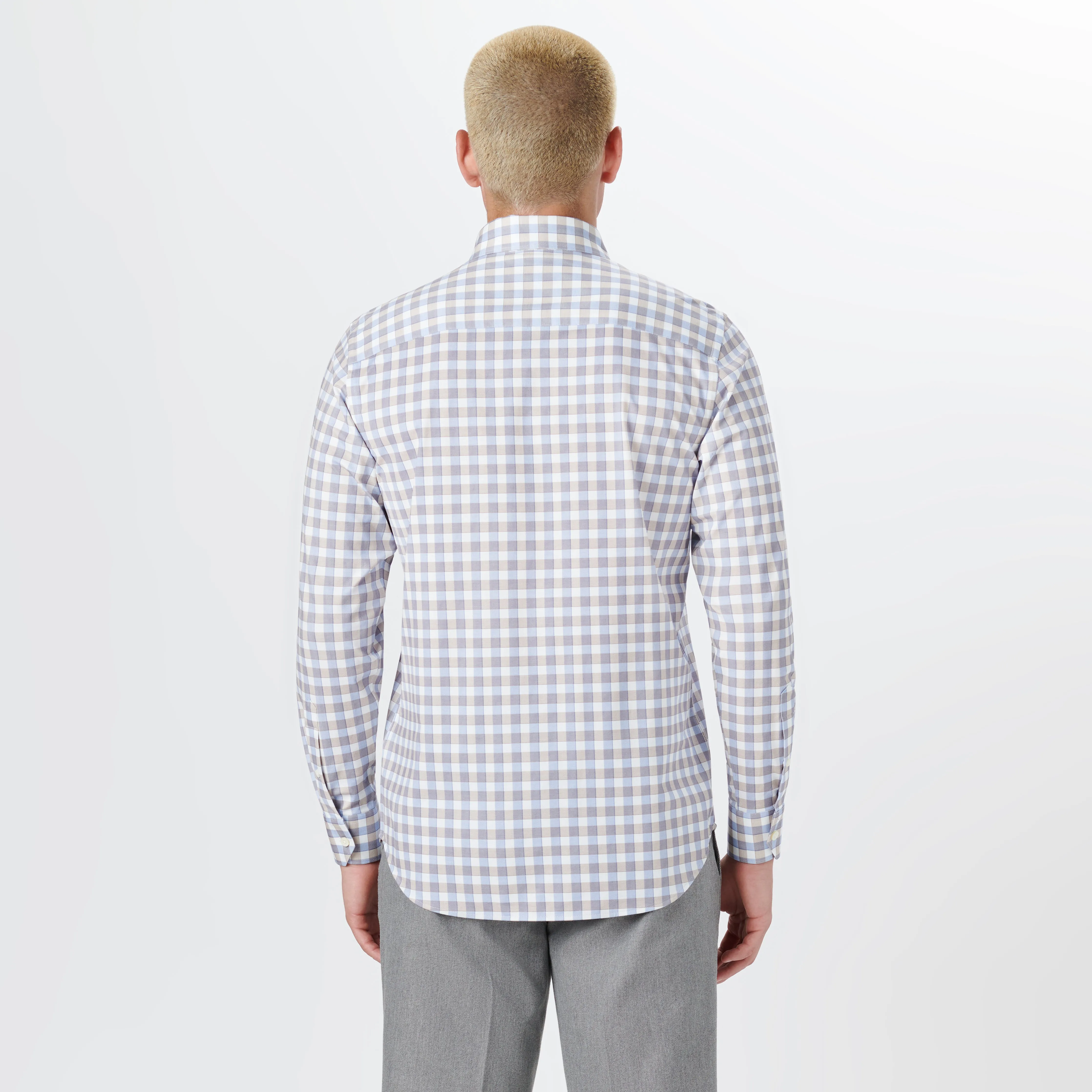 JAMES Gingham Check OoohCotton Twill Shirt