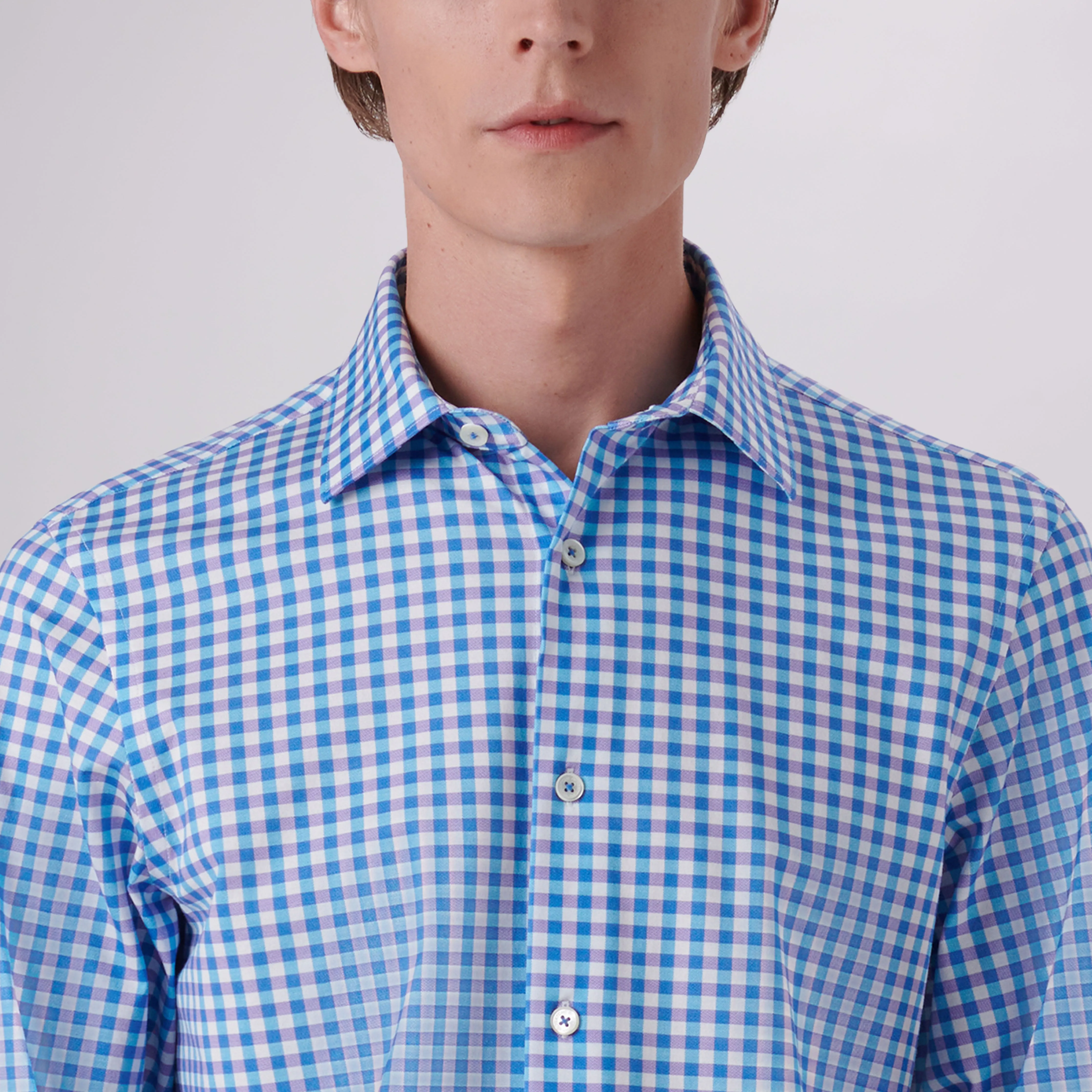 James Gingham Check Print OoohCotton Shirt