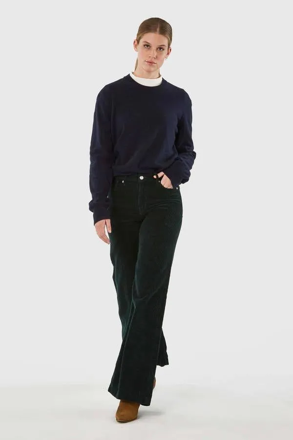 jane corduroy pants dark green