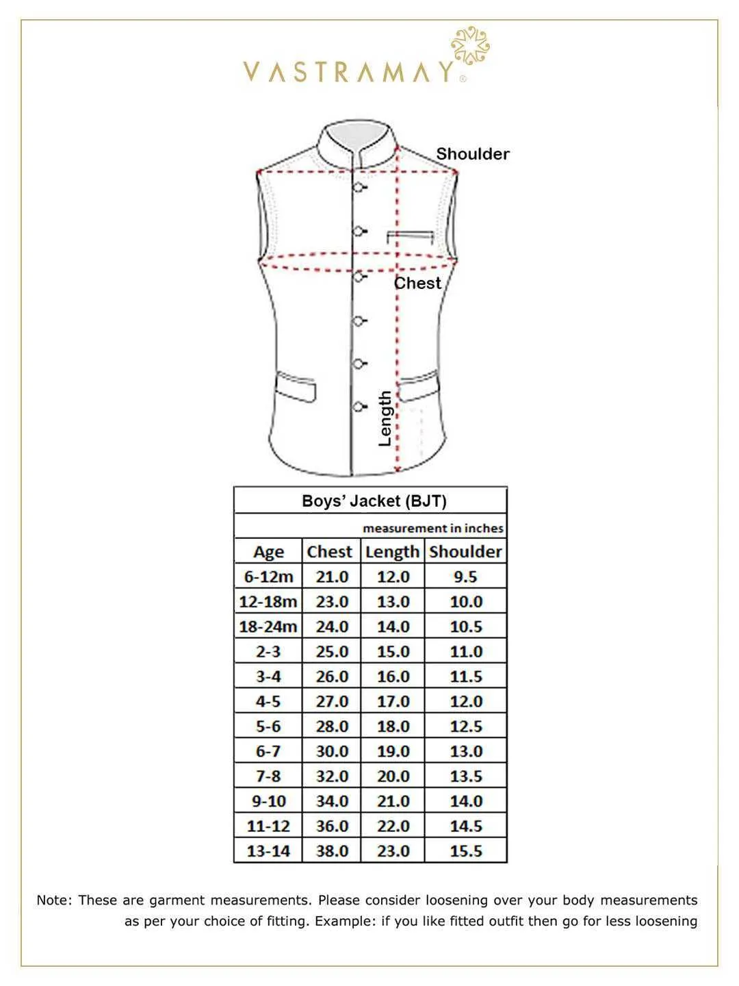 Jashvi Boys' Dark Green Cotton Silk Blend Nehru Jacket