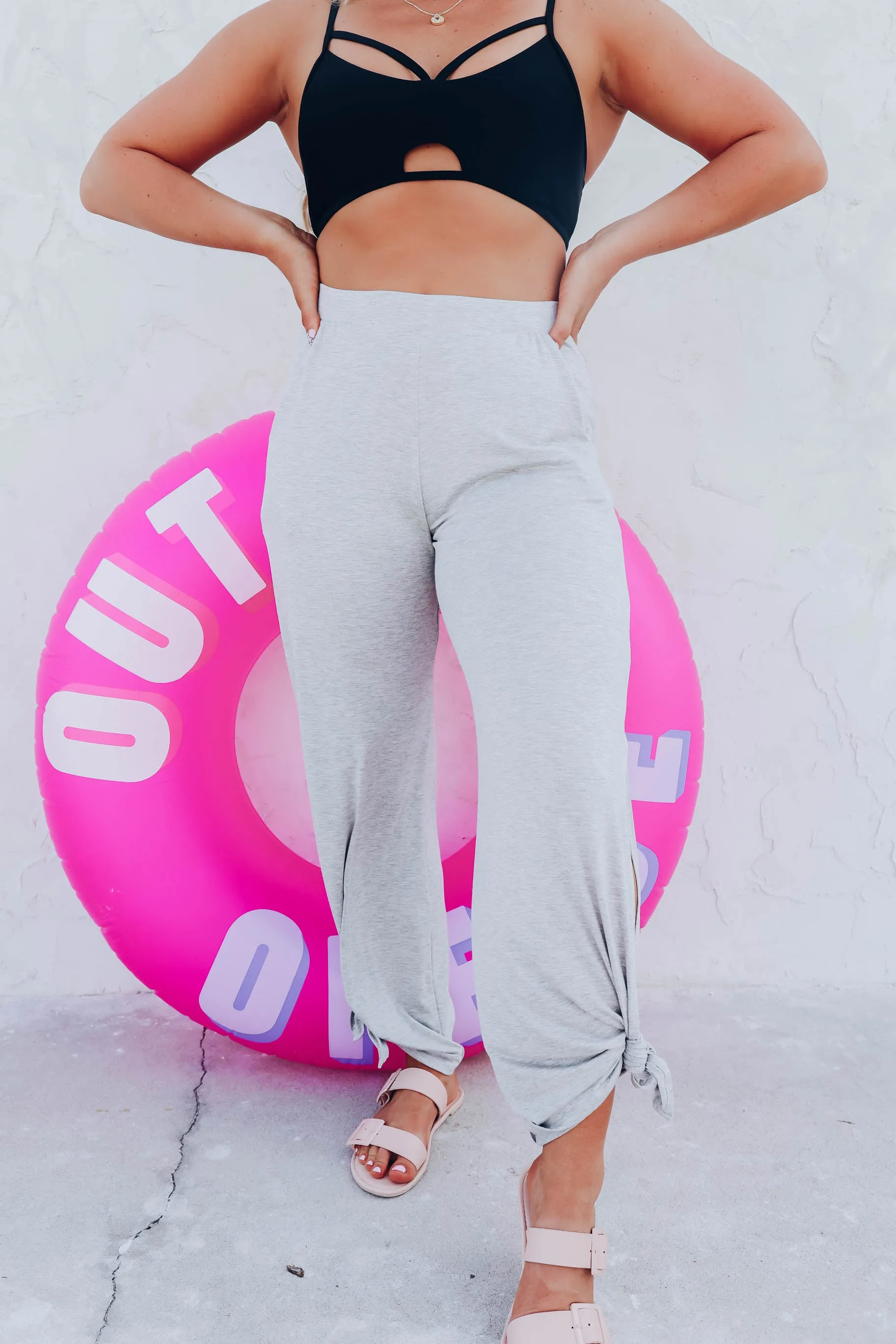 Jeannie Self Tie Joggers