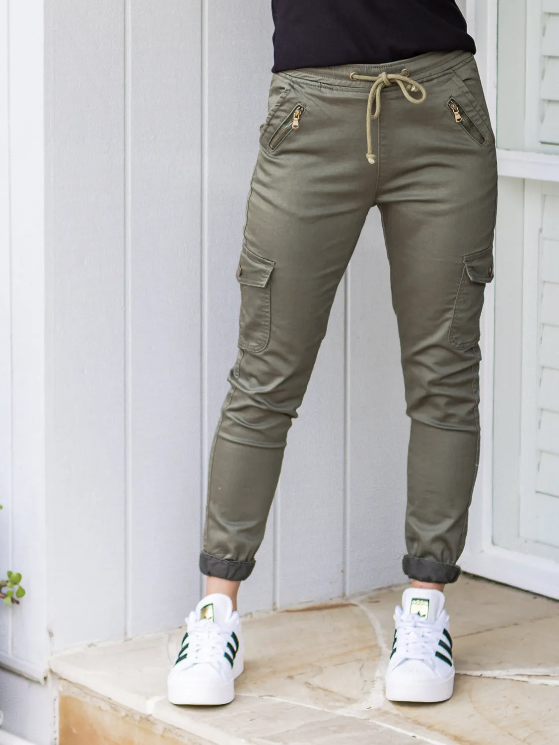 Jenni Joggers Khaki