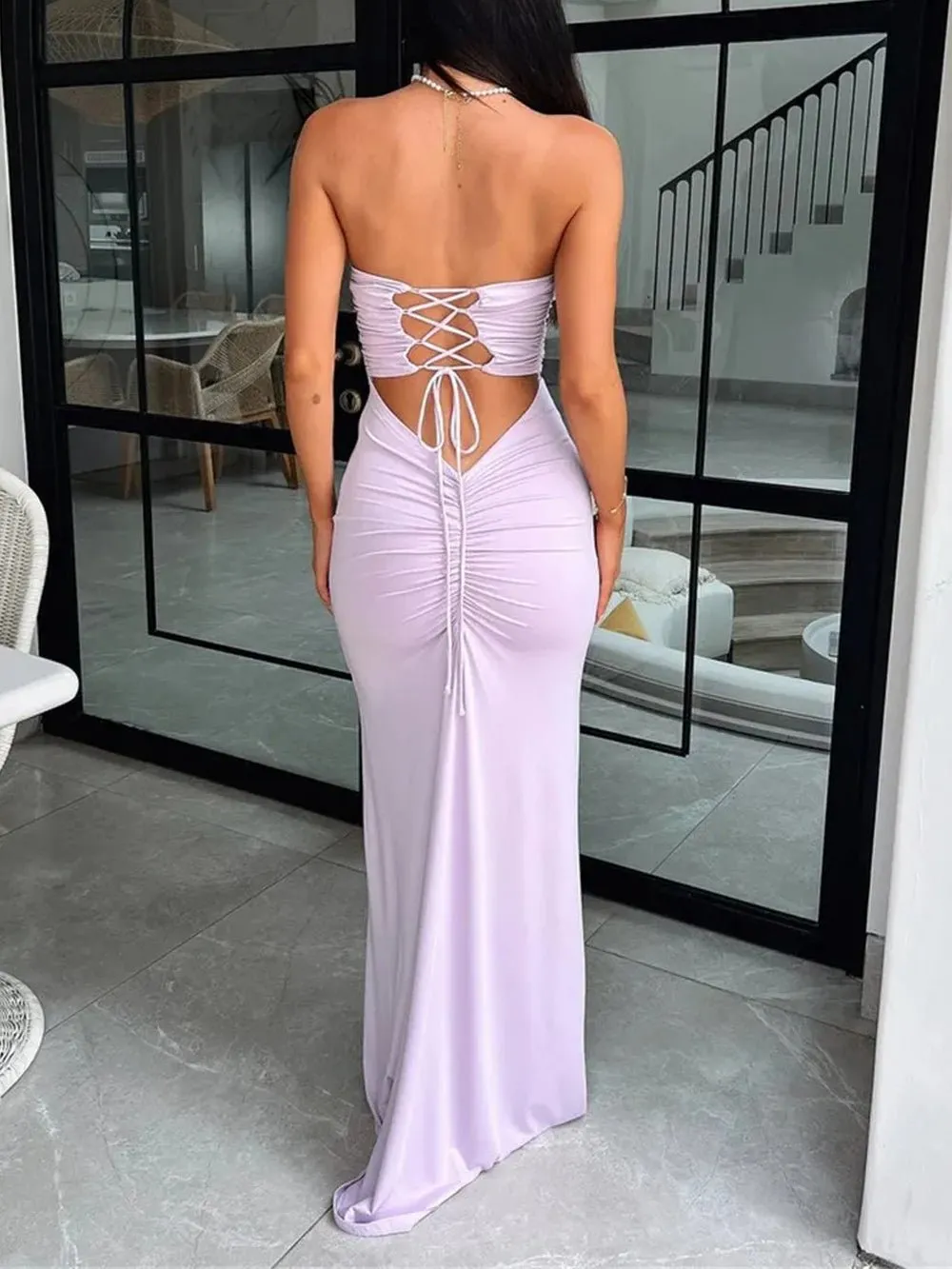 Jessica Off Shoulder Bodycon Maxi Dress