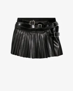 Junya Watanabe - Women's Pleated Skirt - (Black)