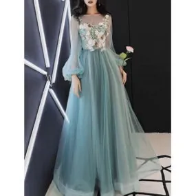 Ketty More  Women Flower Bust Loose Sleeve Wedding Dress-KMWDC4976