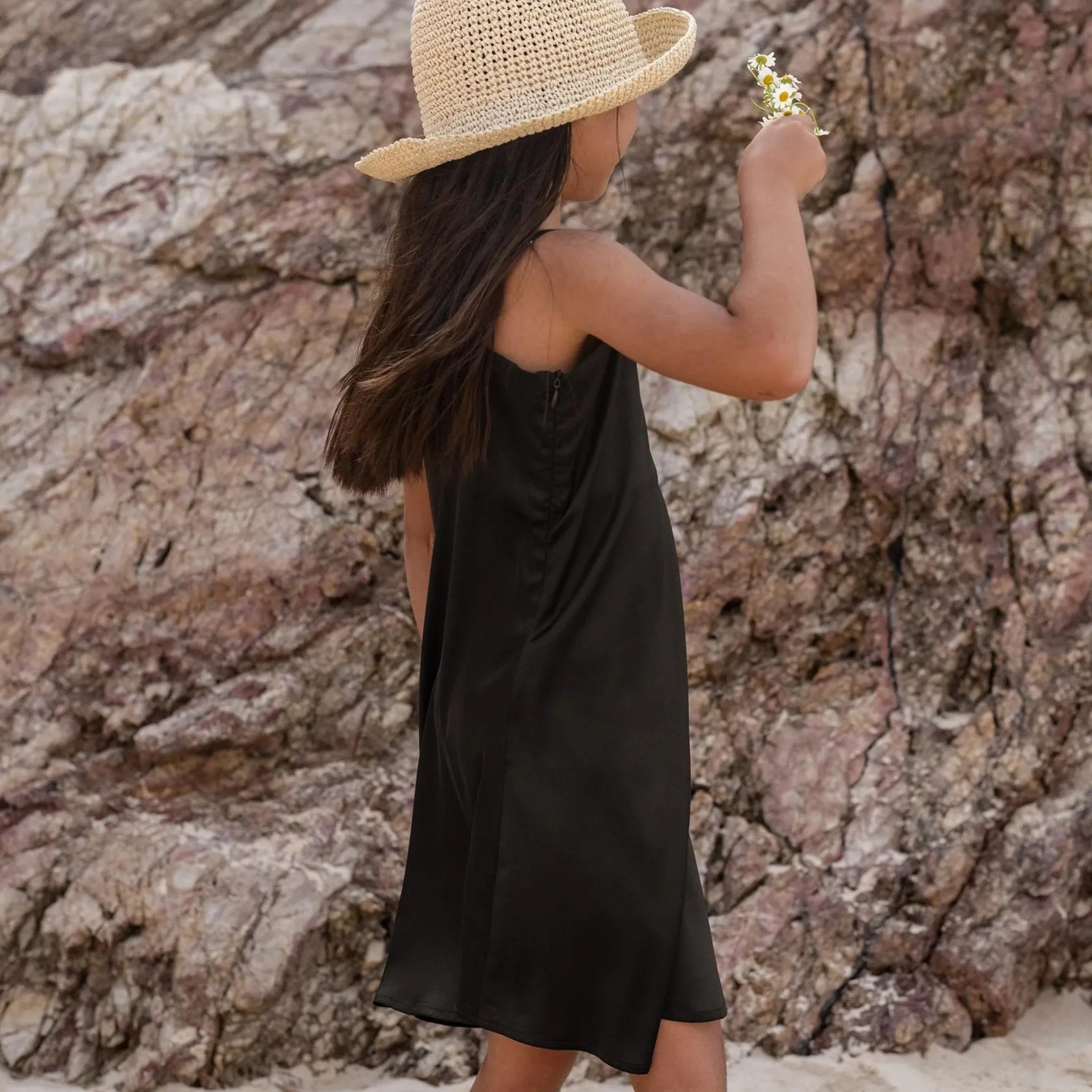 Kids Viktoria Dress - Black