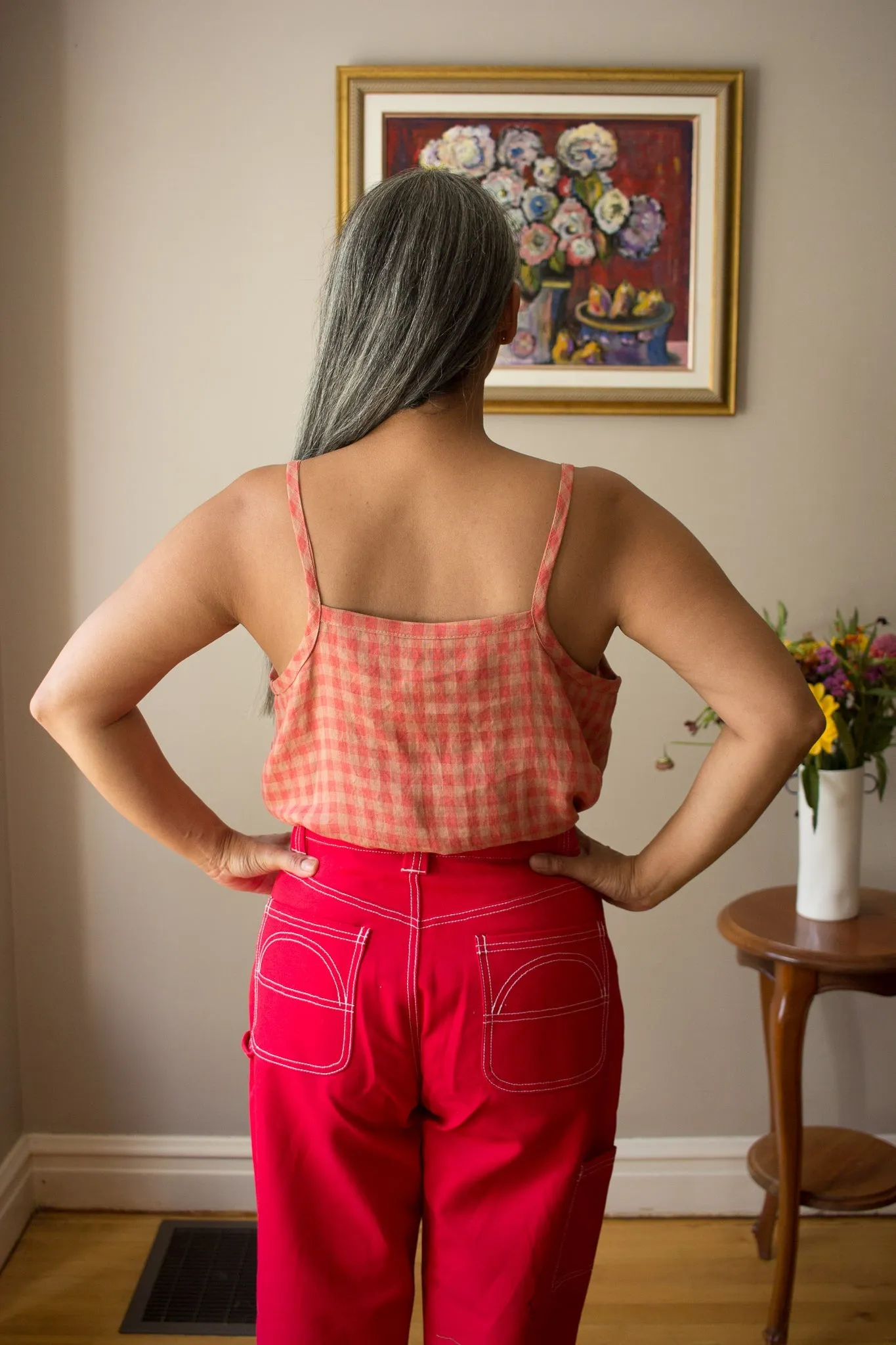 Leka Mia Top (Watermelon Gingham)