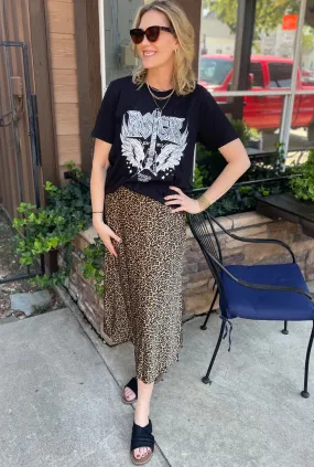 LEOPARD LANIE SKIRT