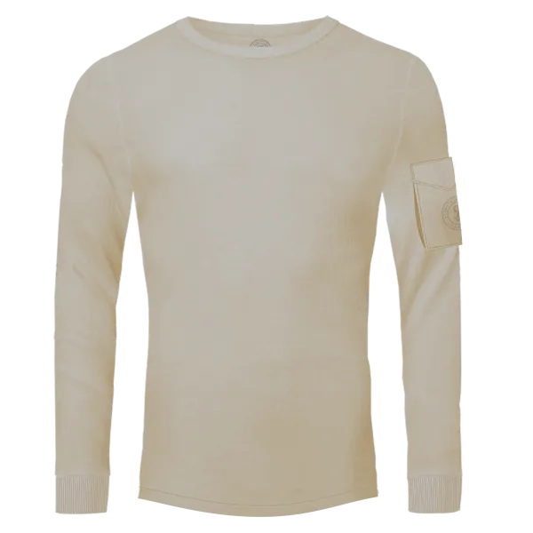 Long Sleeve T-Shirt with Embossed Logo