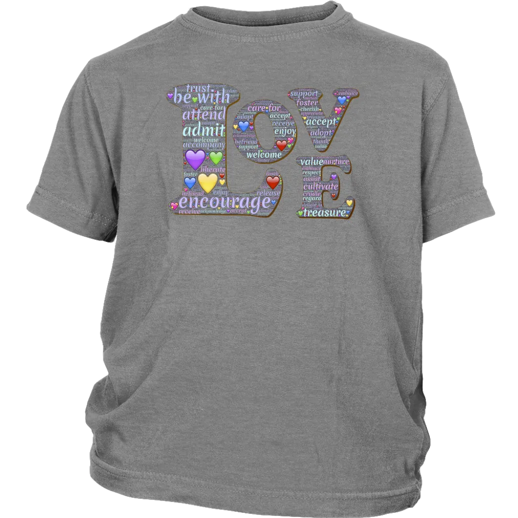 Love & Hearts T-shirt Gift Tee for everyone and everyone