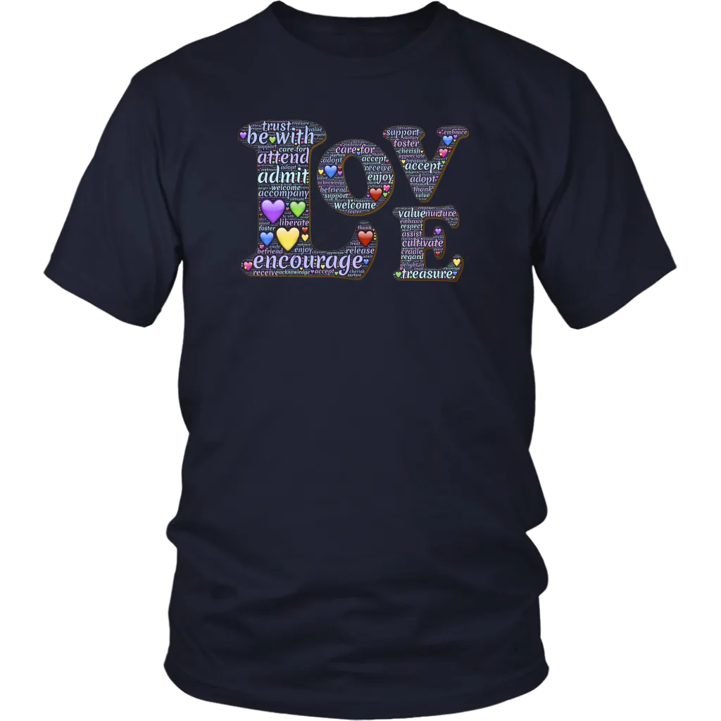 Love & Hearts T-shirt Gift Tee for everyone and everyone