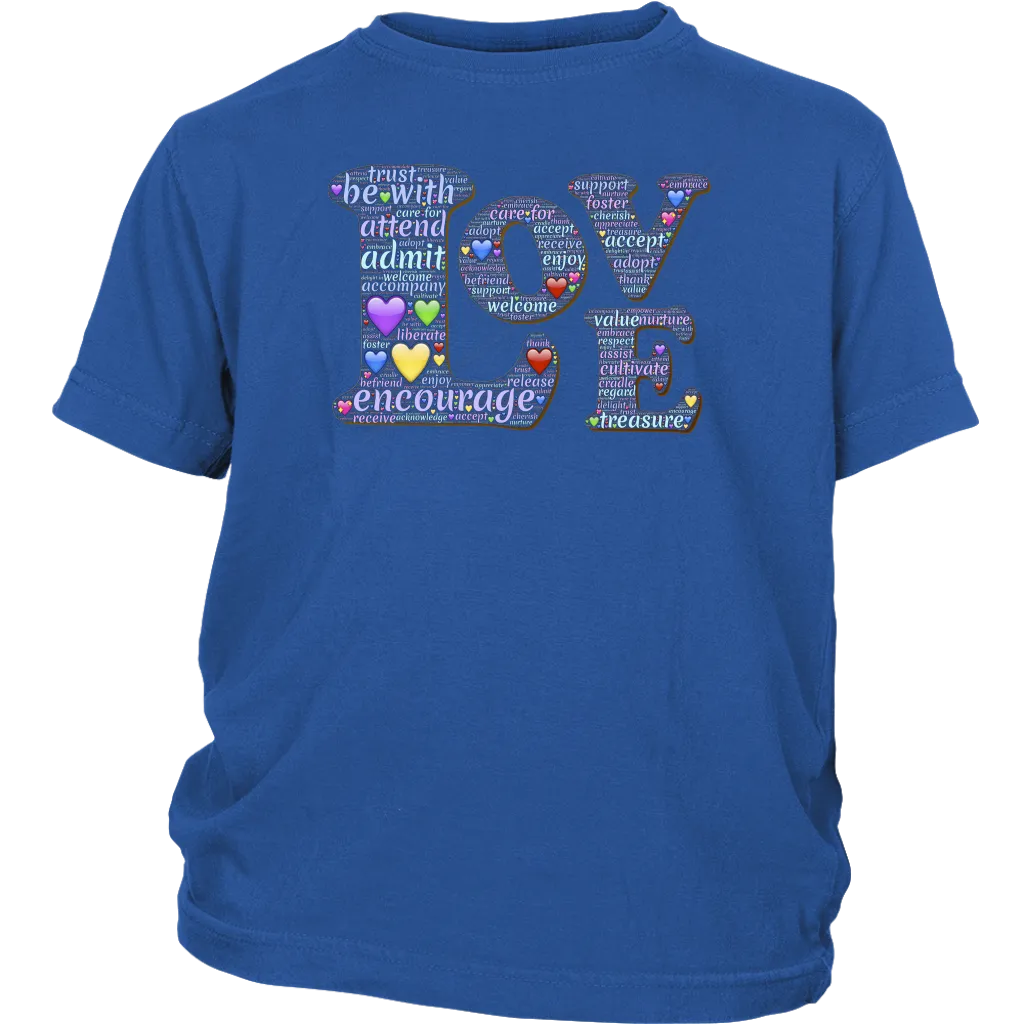 Love & Hearts T-shirt Gift Tee for everyone and everyone