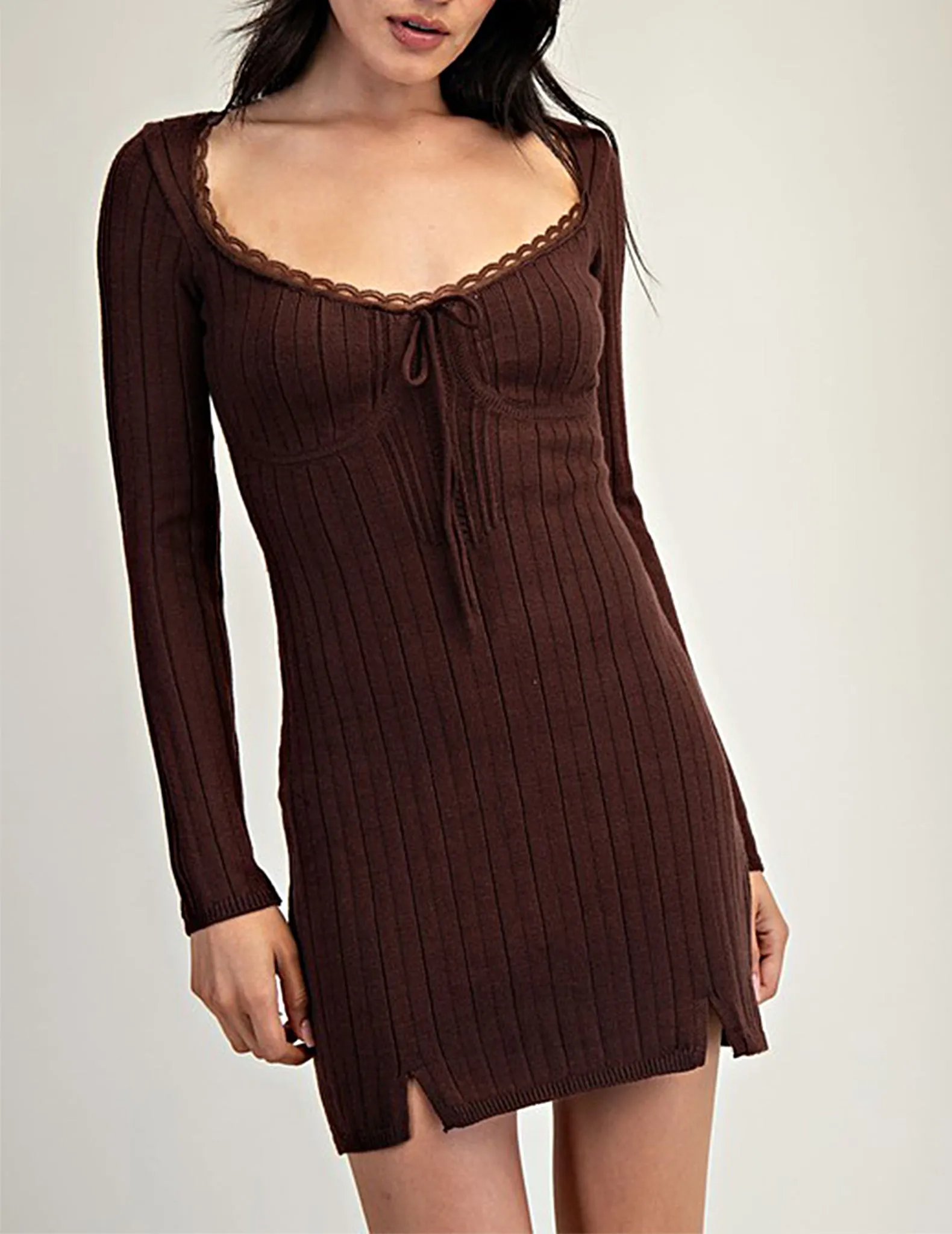 Magda Coco Rib Knit Mini Dress