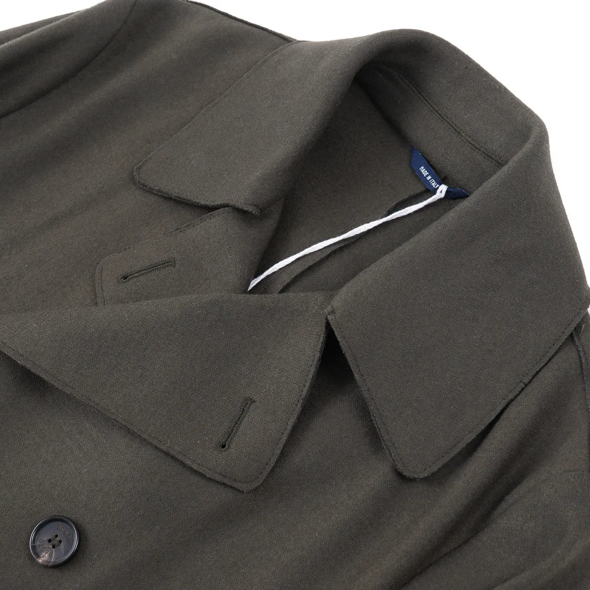 Manto Jersey Wool-Cashmere Overcoat