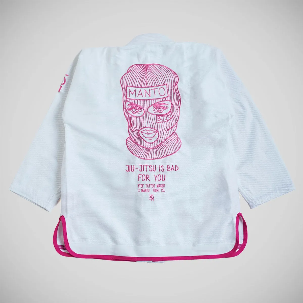 Manto x KTOF Balaclava BJJ Gi White