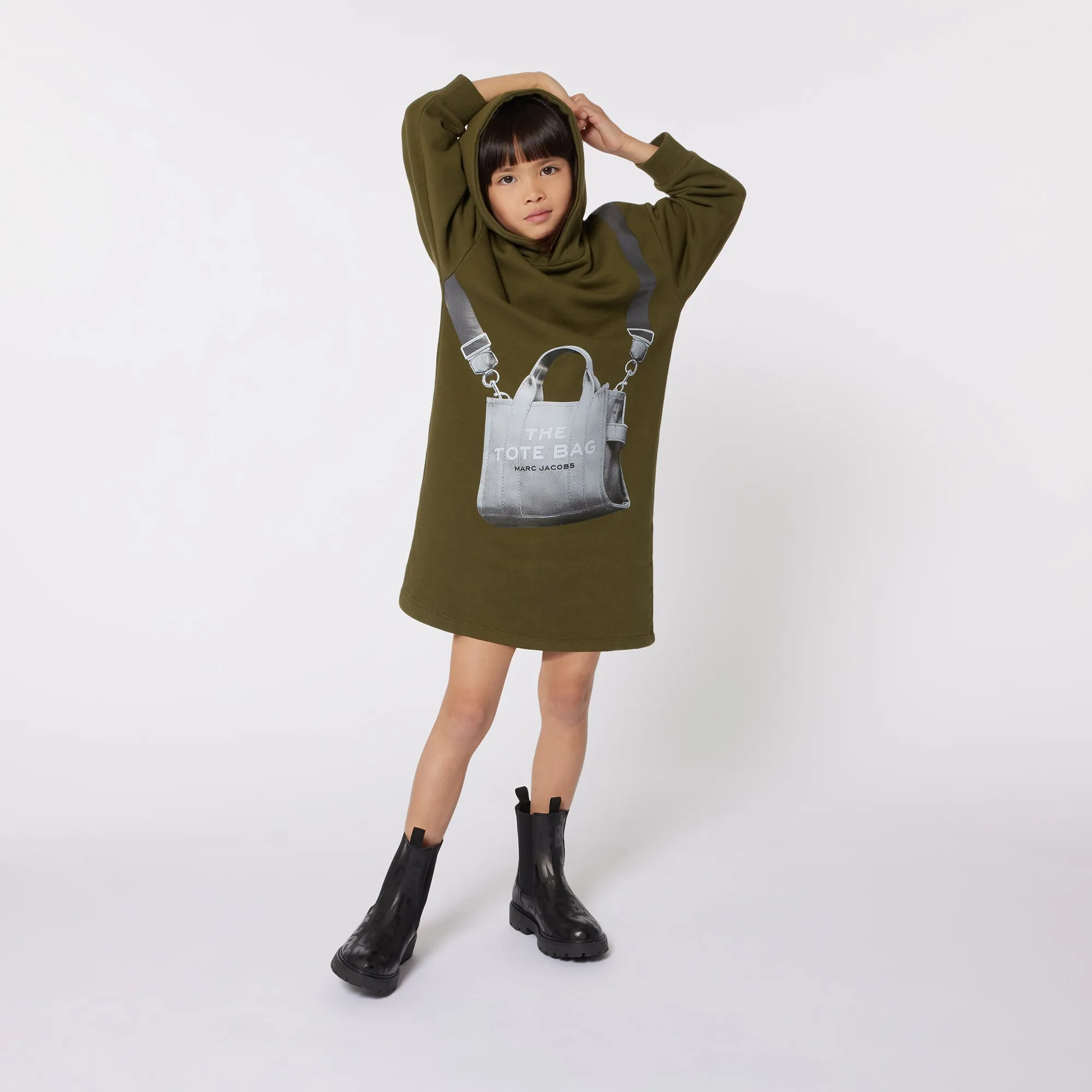 Marc Jacobs Khaki Green Sweater Dress