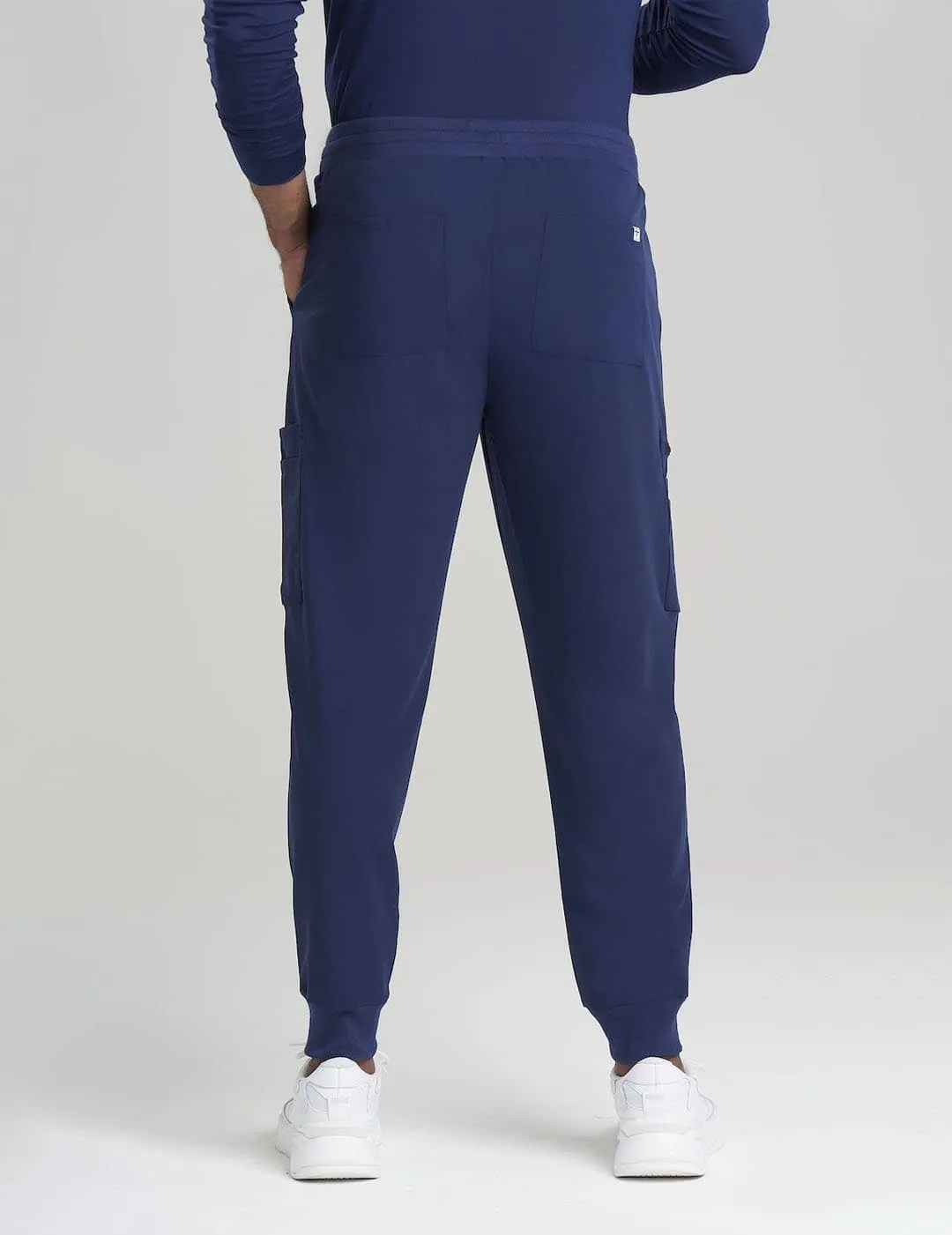 Men's 10-Pocket Jogger Scrub Pants - Navy