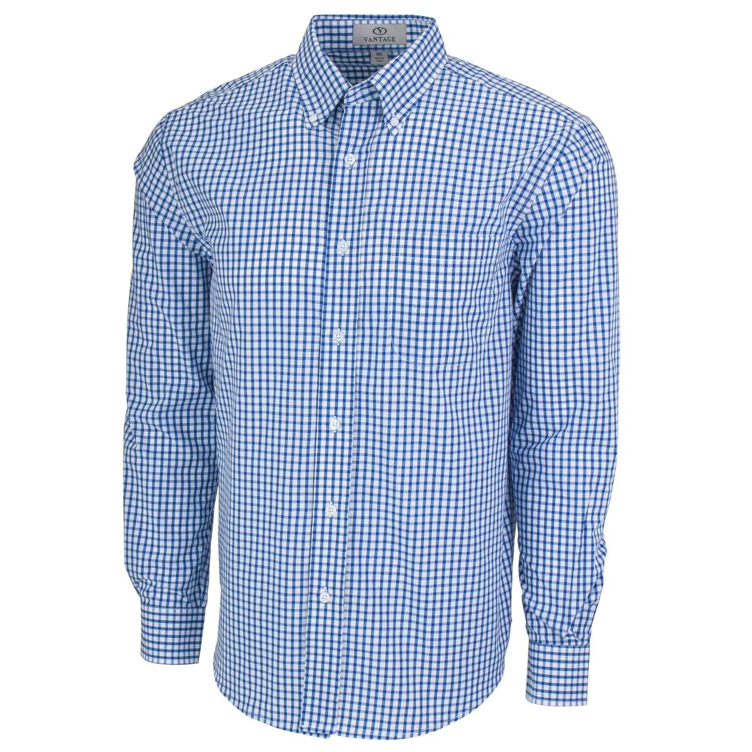 Men's Easy Care Gingham Check Shirt