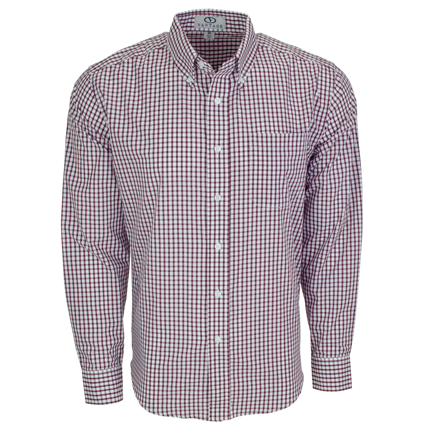 Men's Easy Care Gingham Check Shirt