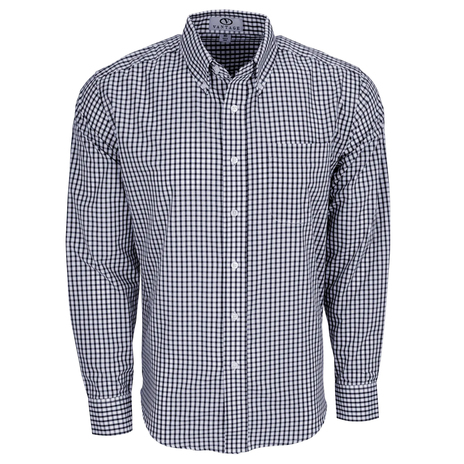 Men's Easy Care Gingham Check Shirt