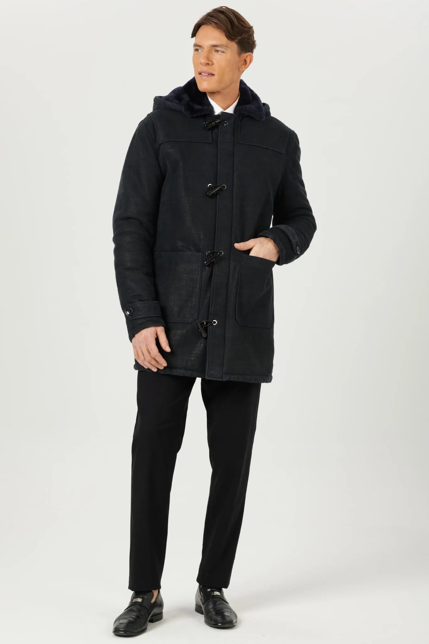 Men's Merino Shearling Lamb Parka