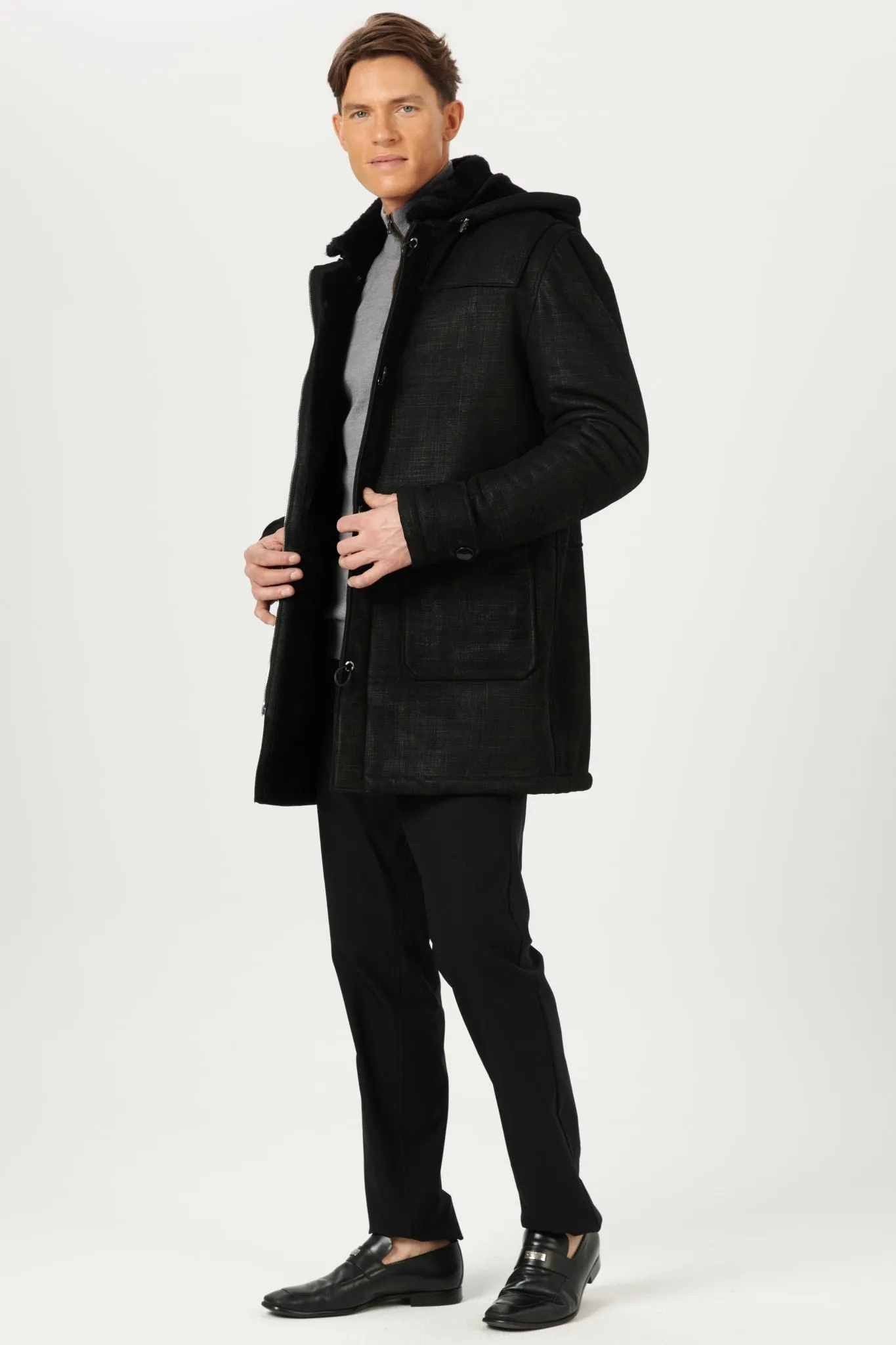 Men's Merino Shearling Lamb Parka